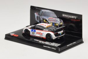 Audi R8 LMS GT3 #97 Phoenix Racing 24 Hours of Nurburgring 2010 Minichamps 1:43 437101997 Kov – obrázek 3 z 5