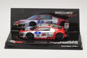Audi R8 LMS GT3 #99 F. Biela / M. Fassler Phoenix Racing 24 Hours of Nurburgring 2010 Minichamps 1:43 437101999 Kov