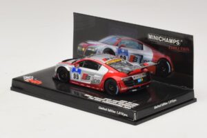 Audi R8 LMS GT3 #99 F. Biela / M. Fassler Phoenix Racing 24 Hours of Nurburgring 2010 Minichamps 1:43 437101999 Kov – obrázek 3 z 5