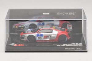 Audi R8 LMS GT3 #99 F. Biela / M. Fassler Phoenix Racing 24 Hours of Nurburgring 2010 Minichamps 1:43 437101999 Kov – obrázek 4 z 5