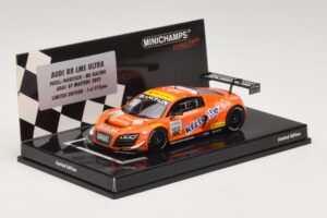 Audi R8 LMS Ultra #100 MS Racing Patel / Dobitsch ADAC GT Masters 2013 Minichamps 1:43 437130100 Kov – obrázek 2 z 5