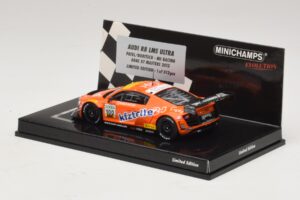 Audi R8 LMS Ultra #100 MS Racing Patel / Dobitsch ADAC GT Masters 2013 Minichamps 1:43 437130100 Kov – obrázek 3 z 5