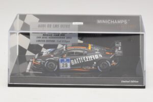 Audi R8 LMS Ultra #29 Team WRT Sandstorm L. Vanthoor 24 Hours of Nurburgring 2013 Minichamps 1:43 437130129 Kov – obrázek 4 z 5
