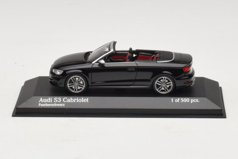 Audi S3 8P Kabriolet Černý Minichamps 1:43 437013030 Kov