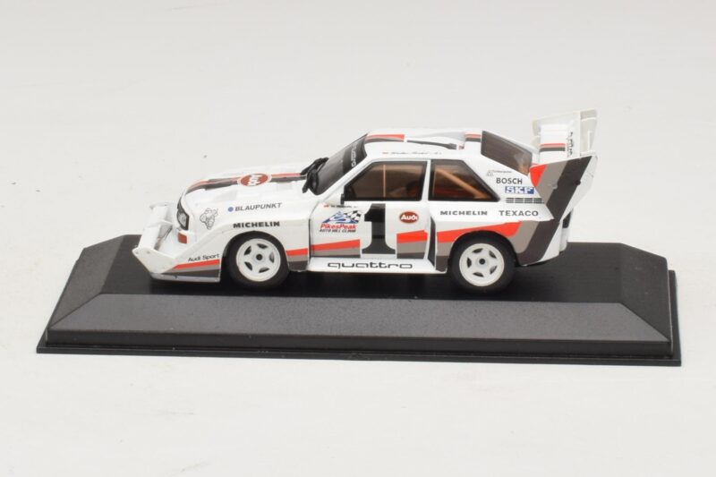Audi Sport Quattro S1 #1 W. Rohrl Pikes Peak International Hill Climb Winner Record 1987 Minichamps 1:43 Audi Sport Quattro S1 #1 W. Rohrl Pikes Peak International Hill Climb Winner Record 1987 Minichamps 1:43 410871201 Kov