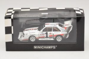 Audi Sport Quattro S1 #1 W. Rohrl Pikes Peak International Hill Climb Winner Record 1987 Minichamps 1:43 410871201 Kov – obrázek 4 z 4