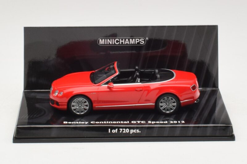 Bentley Continental GTC Speed Červený Minichamps 1:43 436139061 Kov