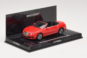 Bentley Continental GTC Speed Červený Minichamps 1:43 436139061 Kov – obrázek 2 z 4