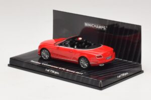 Bentley Continental GTC Speed Červený Minichamps 1:43 436139061 Kov – obrázek 3 z 4
