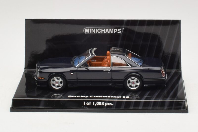 Bentley Continental SC Tmavě Modrá Minichamps 1:43 Bentley Continental SC Tmavě Modrá Minichamps 1:43 436139990 Kov