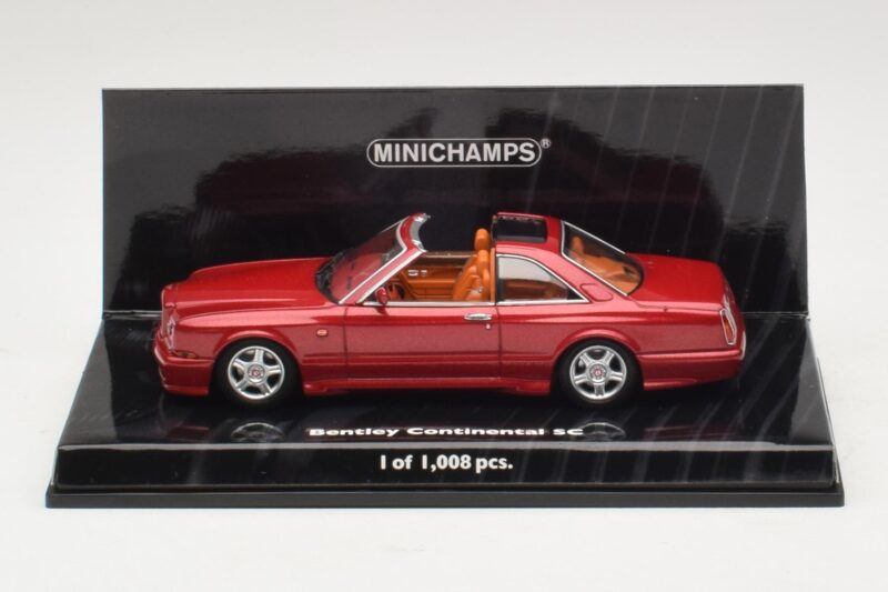 Bentley Continental SC Červená Metalíza Minichamps 1:43 436139991 Kov