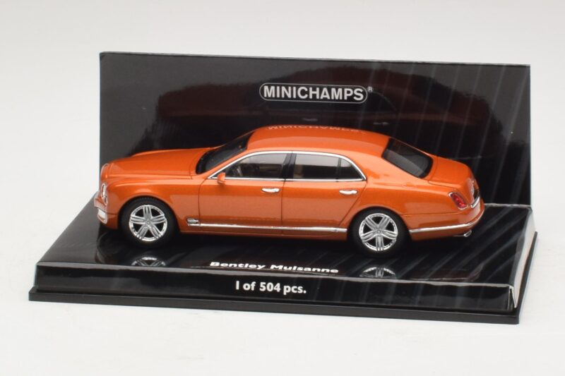 Bentley Mulsanne Oranžová Metalíza Minichamps 1:43 Bentley Mulsanne Oranžová Metalíza Minichamps 1:43 436139902 Kov