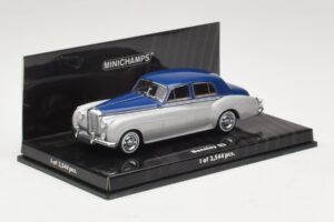 Bentley S2 Stříbrně Modrá Minichamps 1:43 436139950 Kov – obrázek 2 z 4