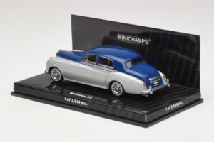 Bentley S2 Stříbrně Modrá Minichamps 1:43 436139950 Kov – obrázek 3 z 4