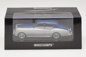 Bentley S2 Stříbrně Modrá Minichamps 1:43 436139950 Kov – obrázek 4 z 4