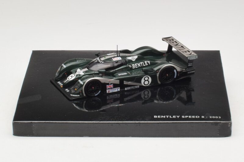 Bentley Speed 8 LMP900 #8 J. Herbert / D. Brabham / M. Blundell 24 Hours of Le Mans 2003 Minichamps 1:43 Bentley Speed 8 LMP900 #8 J. Herbert / D. Brabham / M. Blundell 24 Hours of Le Mans 2003 Minichamps 1:43 BL364 Kov