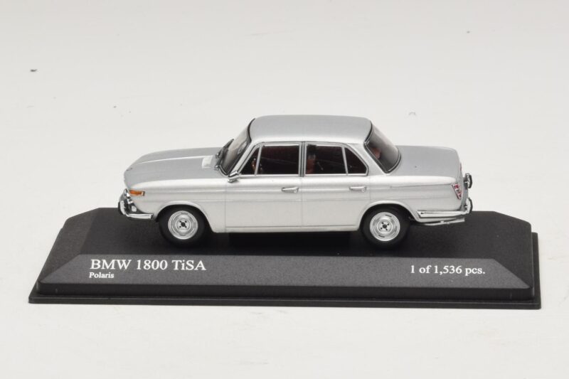 BMW 1800 TI/SA Stříbrný Minichamps 1:43 BMW 1800 TI/SA Stříbrný Minichamps 1:43 400025100 Kov