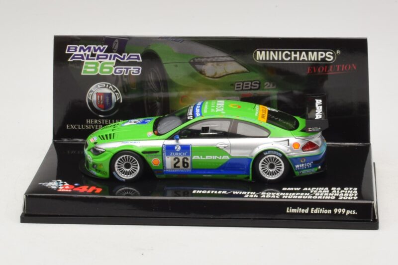 BMW Alpina B6 GT3 #26 24 Hours of Nürburgring 2009 Minichamps 1:43 437092626 Kov