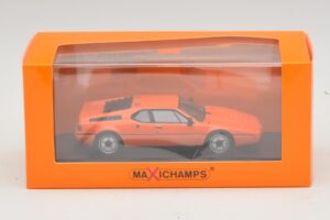 BMW M1 Oranžová Maxichamps 1:43 940025020 Kov – obrázek 4 z 4