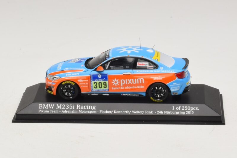 BMW M235i Pixum Team #309 Fischer / Konnerth 24 Hours of Nurburgring 2015 Minichamps 1:43 437152509 Kov