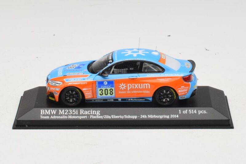 BMW M235i Team Adrenalin #308 Fischer / Zils 24 Hours of Nurburgring 2014 Minichamps 1:43 BMW M235i Team Adrenalin #308 Fischer / Zils 24 Hours of Nurburgring 2014 Minichamps 1:43 437142408 Kov