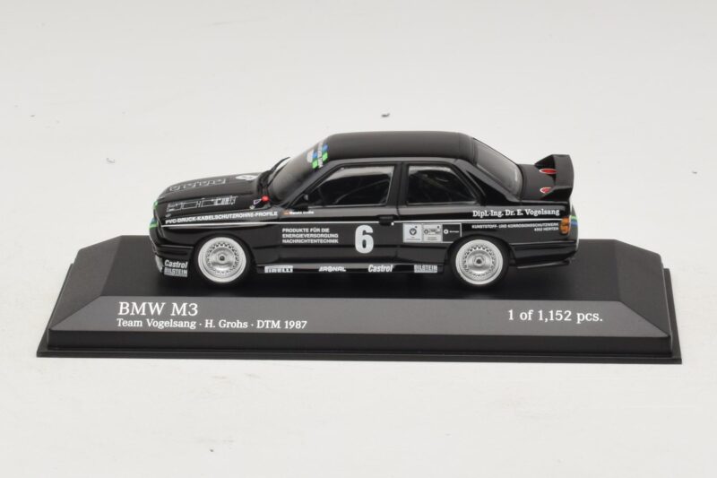 BMW M3 E30 #6 F. Grohs DTM 1987 Minichamps 1:43 430872006 Kov