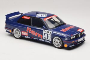 BMW M3 E30 Auto Maass #42 H. Becker DTM 1992 Minichamps 1:18 180922042 Kov – obrázek 6 z 8