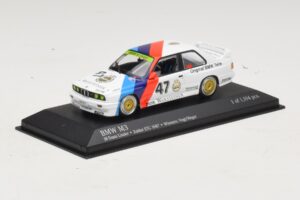 BMW M3 E30 M-Team Linder #47 Vogt / Herger Winners ETC Zolder 1987 Minichamps 1:43 430872047 Kov – obrázek 2 z 4