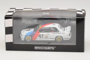 BMW M3 E30 M-Team Linder #47 Vogt / Herger Winners ETC Zolder 1987 Minichamps 1:43 430872047 Kov – obrázek 4 z 4
