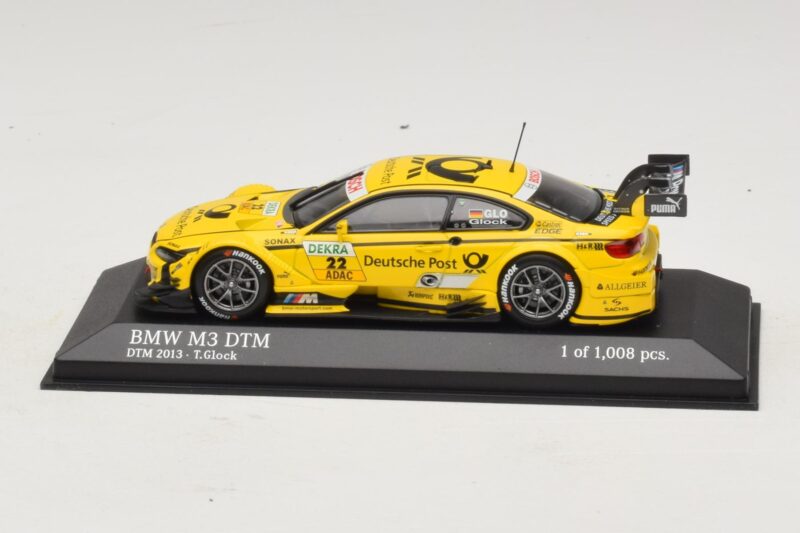 BMW M3 E92 DTM #22 T. Glock BMW Team MTEK DTM 2013 Minichamps 1:43 410132222 Kov