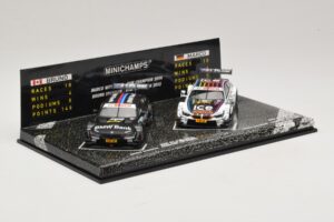 BMW M3 & M4 DTM Champions Set B. Spengler / M. Wittmann 2012 & 2014 Minichamps 1:43 412020723 Kov – obrázek 2 z 5