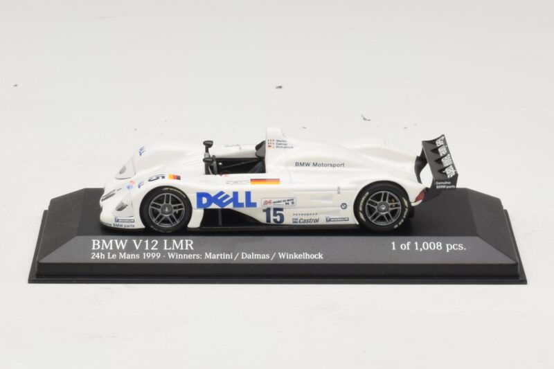 BMW V12 LMR #15 P. Martini / Y. Dalmas / J. Winkelhock 24 Hours of Le Mans Winner 1999 Minichamps 1:43 430992915 Kov