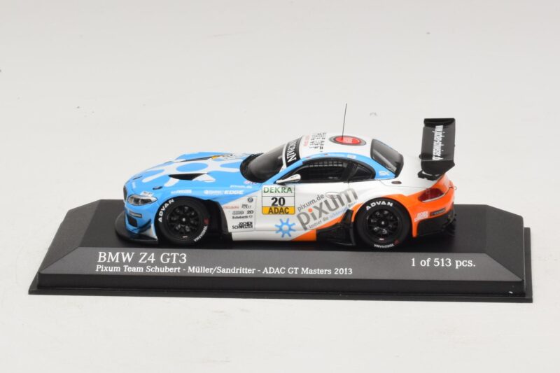 BMW Z4 GT3 Pixum #20 Müller / Sandritter ADAC GT Masters 2013 Minichamps 1:43 436132420 Kov