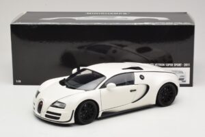 Bugatti Veyron Super Sport Bílý Minichamps 1:18 100110844 Kov – obrázek 8 z 8