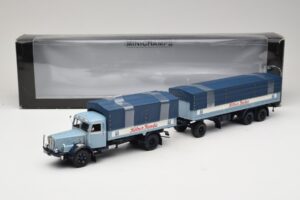 Bussing 8000S13 Pritschenzug Kölner Zucker Minichamps 1:43 499079920 Kov – obrázek 5 z 5