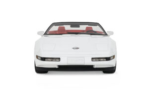 Chevrolet Corvette C4 Kabriolet Arctic White GT Spirit 1:18 GT580 Pryskyřice – obrázek 4 z 5