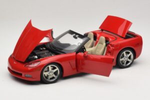 Chevrolet Corvette C6 Kabriolet Červený AUTOart 1:18 71221 Kov – obrázek 2 z 8