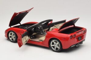 Chevrolet Corvette C6 Kabriolet Červený AUTOart 1:18 71221 Kov – obrázek 5 z 8