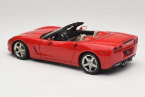 Chevrolet Corvette C6 Kabriolet Červený AUTOart 1:18 71221 Kov – obrázek 7 z 8