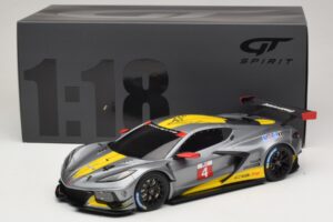 Chevrolet Corvette C8.R Šedý GT Spirit 1:18 GT307 Pryskyřice – obrázek 6 z 6
