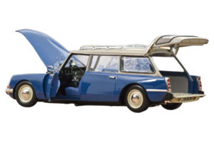 Citroën DS 21 Break Danube Blue Norev 1:18 181772 Kov – obrázek 2 z 4
