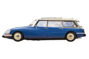 Citroën DS 21 Break Danube Blue Norev 1:18 181772 Kov – obrázek 4 z 4