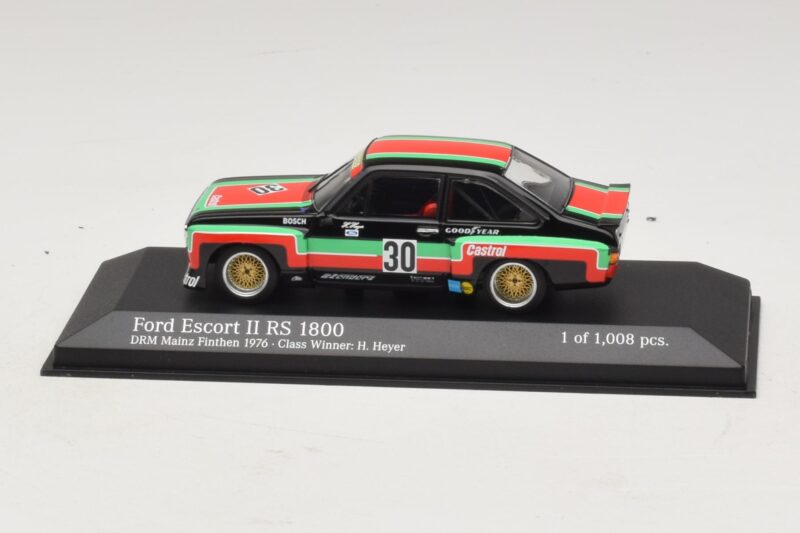 Ford Escort Mk2 RS1800 #30 H. Heyer Class Winner DRM Mainz-Finthen 1976 Minichamps 1:43 Ford Escort Mk2 RS1800 #30 H. Heyer Class Winner DRM Mainz-Finthen 1976 Minichamps 1:43 400768430 Kov