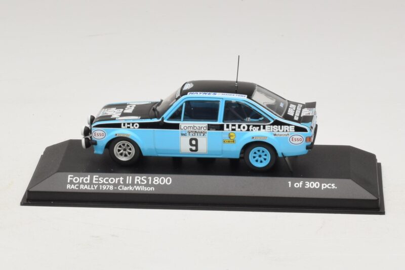 Ford Escort Mk2 RS1800 #9 R. Clark / Wilson RAC Rally 1978 Minichamps 1:43 400788409 Kov
