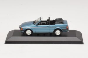 Ford Escort Mk3 Kabriolet Modrý Metalíza Minichamps 1:43 400085030 Kov