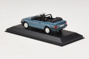 Ford Escort Mk3 Kabriolet Modrý Metalíza Minichamps 1:43 400085030 Kov – obrázek 3 z 4