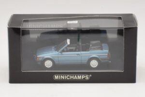 Ford Escort Mk3 Kabriolet Modrý Metalíza Minichamps 1:43 400085030 Kov – obrázek 4 z 4