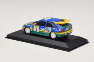 Ford Escort RS #3 Bernardini / Occelli Rally Monte Carlo Winner 1996 Minichamps 1:43 430968203 Kov – obrázek 3 z 4