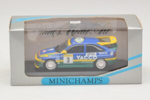 Ford Escort RS #3 Bernardini / Occelli Rally Monte Carlo Winner 1996 Minichamps 1:43 430968203 Kov – obrázek 4 z 4