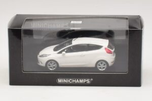 Ford Fiesta Mk6 Bílý Minichamps 1:43 400088002 Kov – obrázek 4 z 4